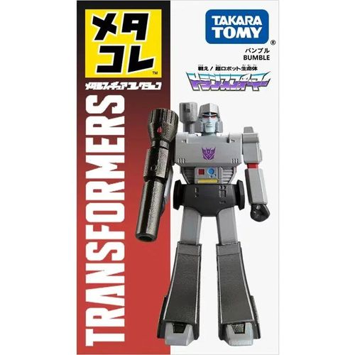 Mégatron 1 - Original Takara Tomy Tomica Optimus Prime Bumblebee Megatron Sqweeks Transformers Toys Alloy Doll Ornaments Collection Robot Collection