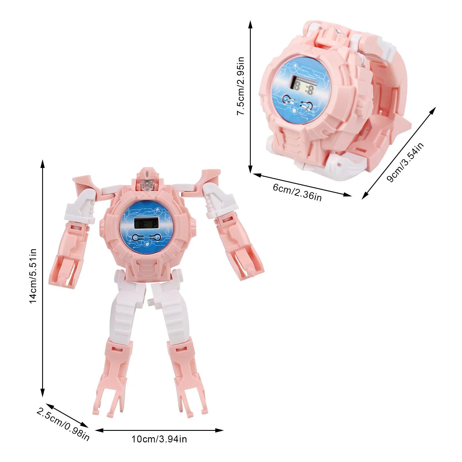 Rose - Robot Cratif Transformant Les Enfants Regarder Les G... - 7