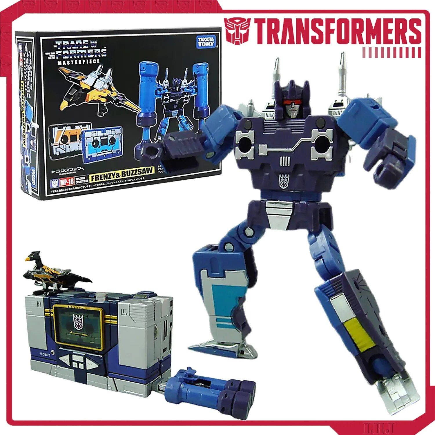 Mp-16 - Takara Tomy Ko Mp-16 Transformers Mp16 Frenzy Buzzsa... - 2