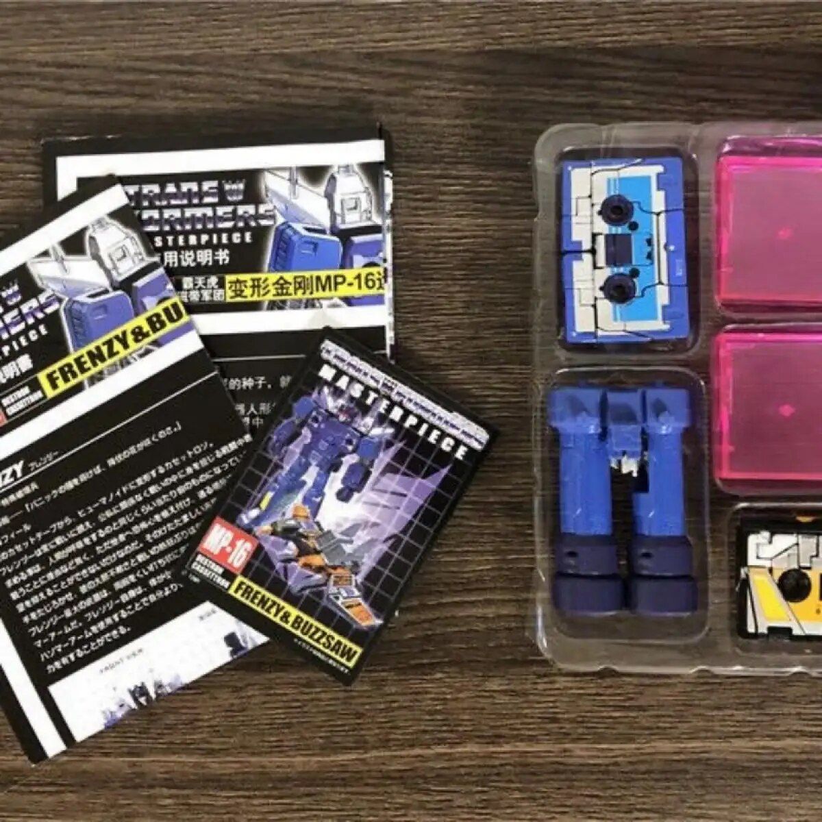 Mp-16 - Takara Tomy Ko Mp-16 Transformers Mp16 Frenzy Buzzsa... - 5