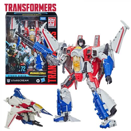 Ss72 Starscream - Takara Tomy Transformers Studio Series Ss72 Ss-72 Starscream Voyager Anime Figure Action Action Car Model Collectible Model