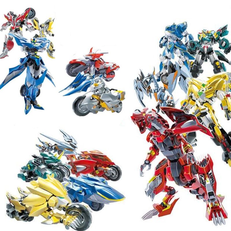 16.5cm - Blanc - Transformation Anime Robot Motorcycle D�for... - 2