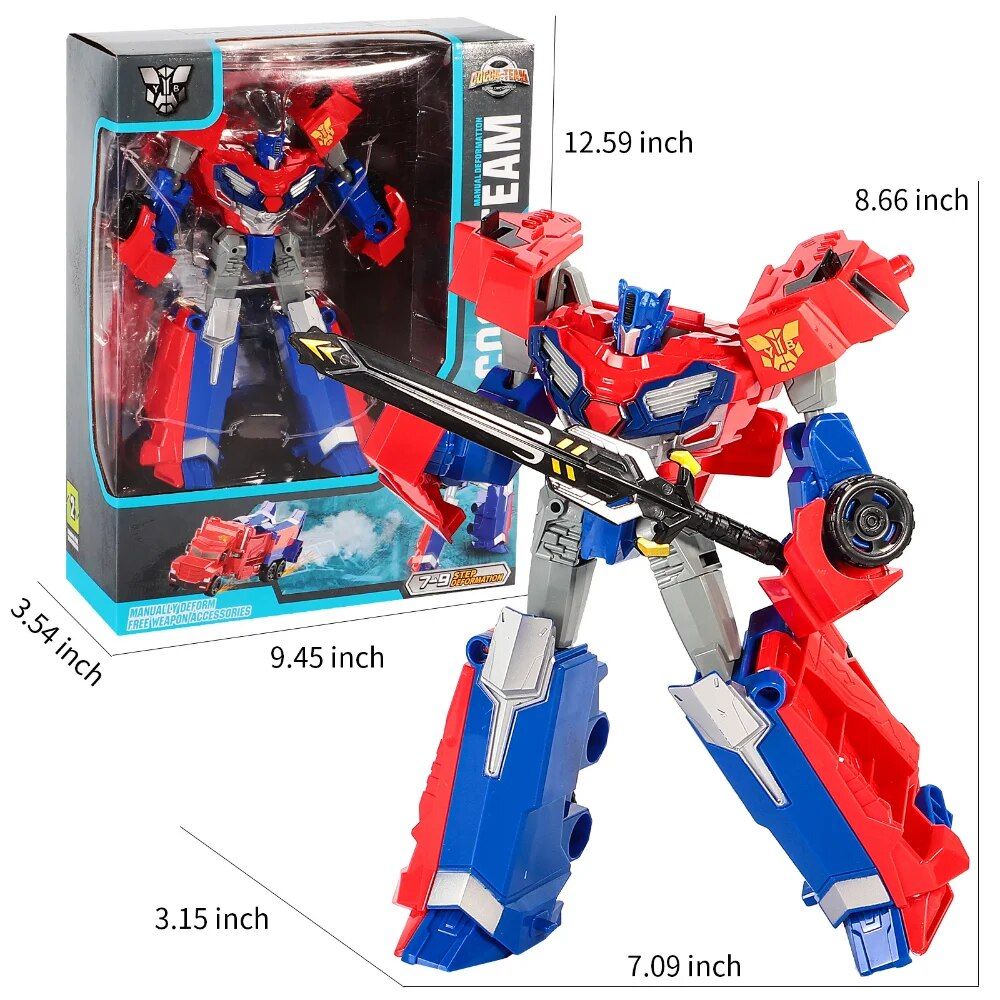 Avec Bote - Transformation Robot Car Action Figure Modle M... - 5