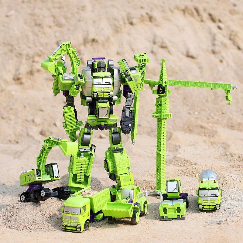 Transformation Robot Toy 5 In 1 Modle De Vhicule D'ingnie... - 4