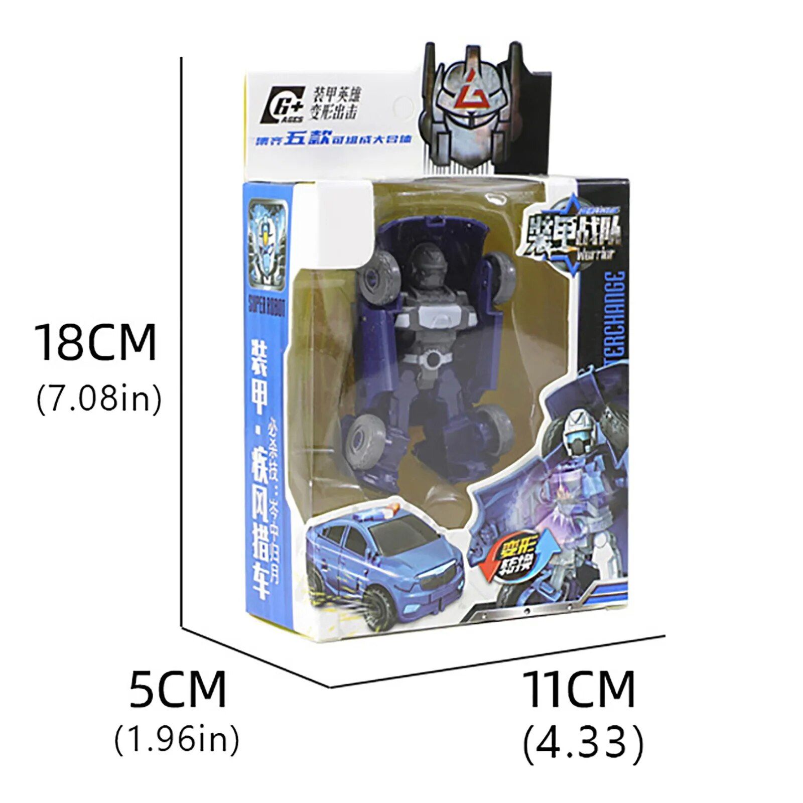 18cm - Rouge - Transformation Robot Kit Games 5 En 1 Mod�le ... - 7