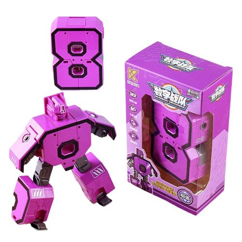 Transformation Robot Toy Cultivate Creativity Number Deformation Toy Assemblage Des Blocs Éducatifs Pour Les Enfants