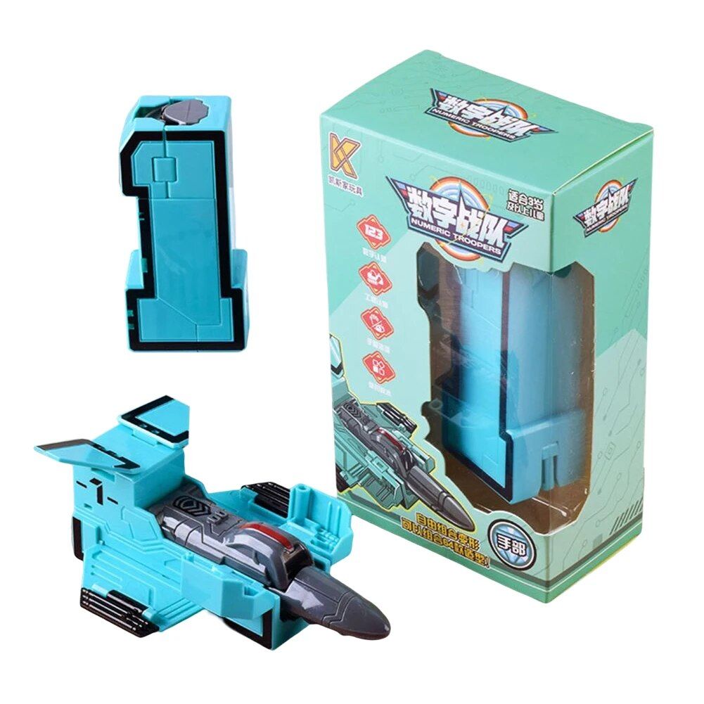 Transformation Robot Toy Cultivate Creativity Number Deforma... - 4