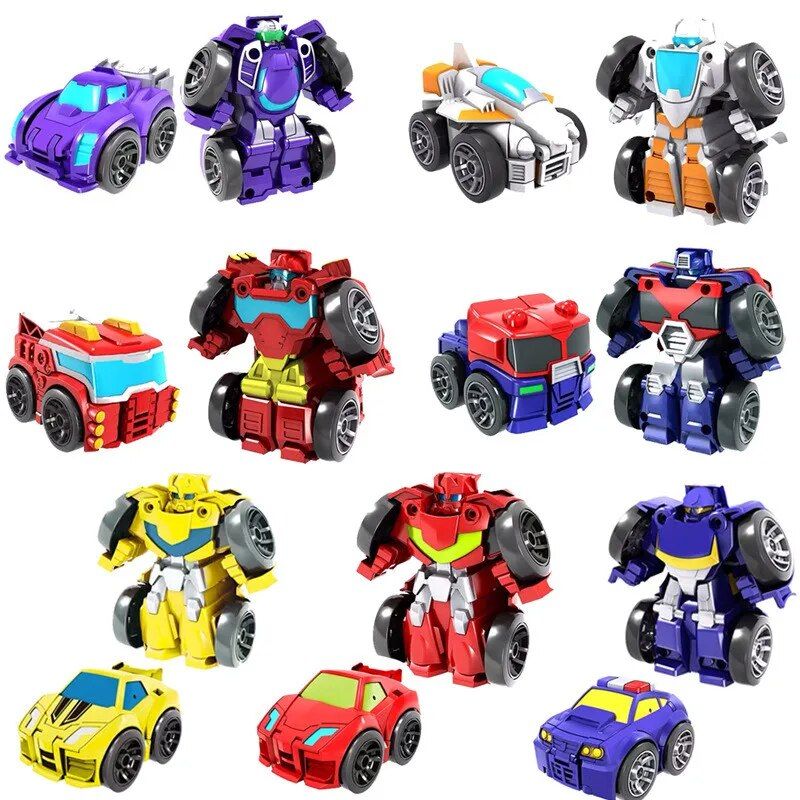 Bleu Ciel - Transforme Les Vhicules De Construction Robot - 2