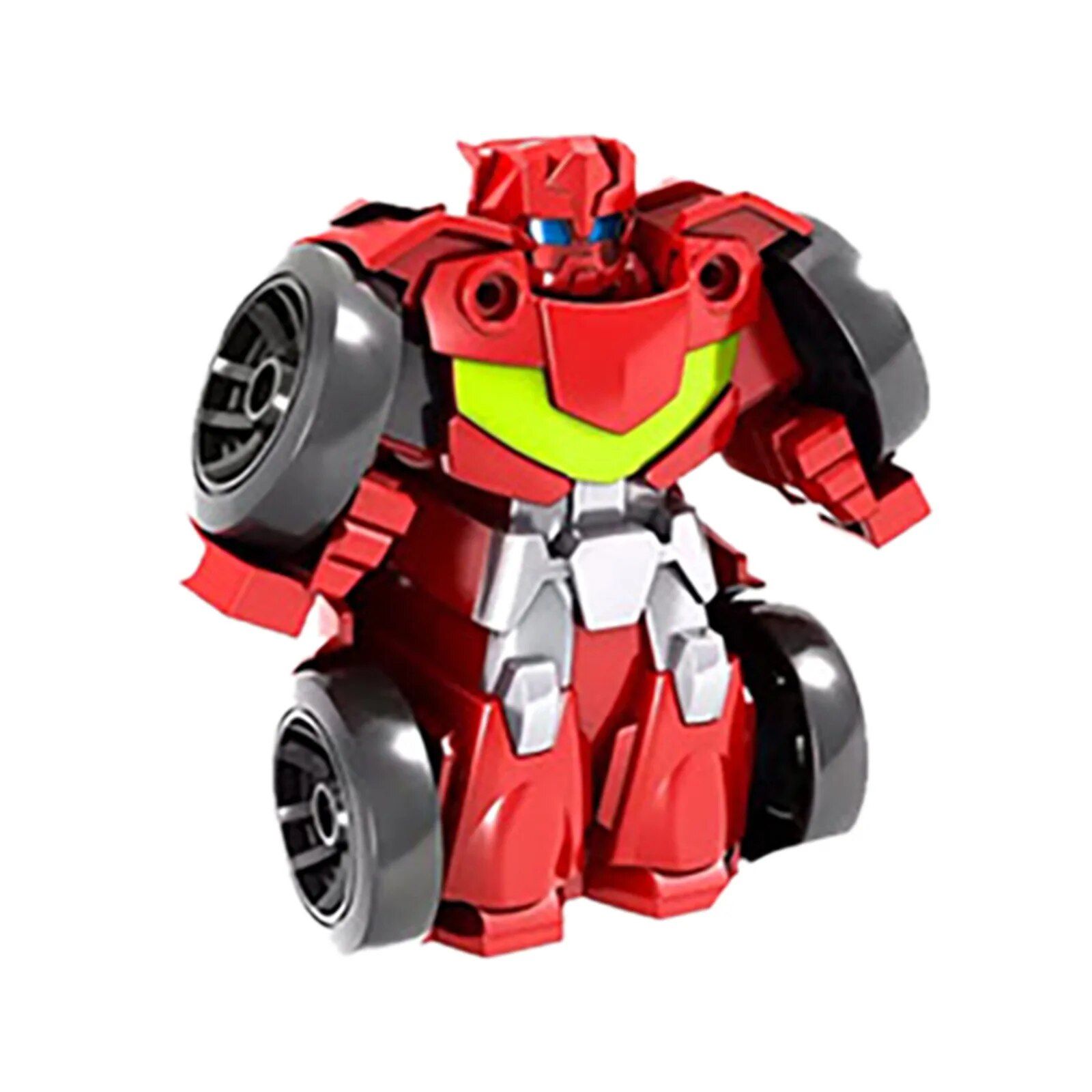 Jaune - Transforme Les V�hicules De Construction Robot - 4