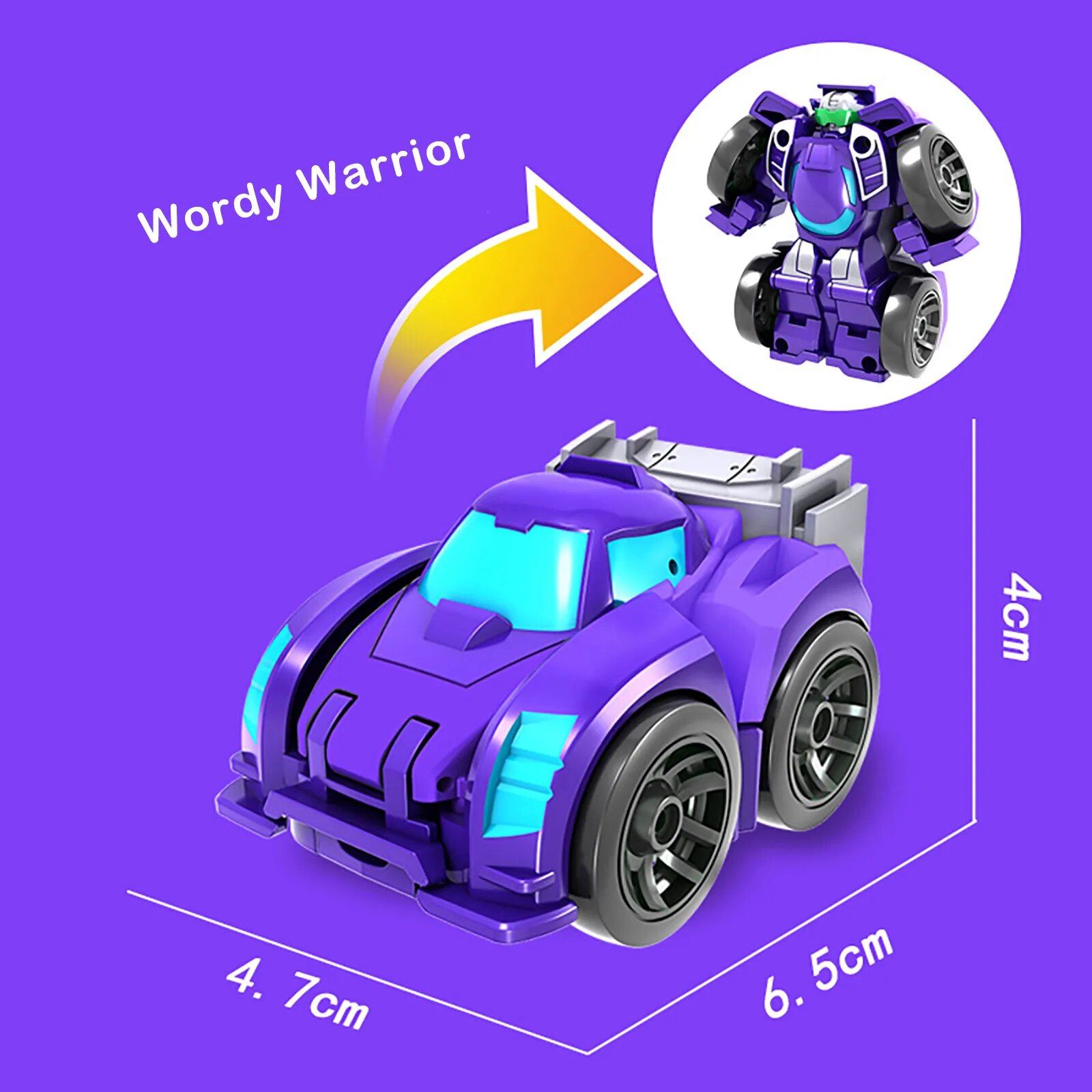 Bleu Ciel - Transforme Les Vhicules De Construction Robot - 7