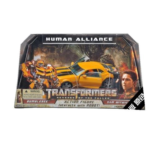 Transformers Human Alliance Bumblebee + Sam Witwicky Action Figure Toy Gift For Collection Hobby