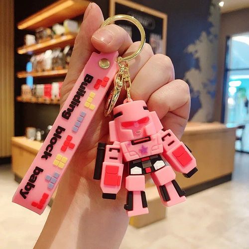 Mégatron - Transformers Robot Bumblebee Megatron Optimus Prime Silicone Key Chain Pendant Cartoon Key Chain Pendant Small Toy Pour Enfants