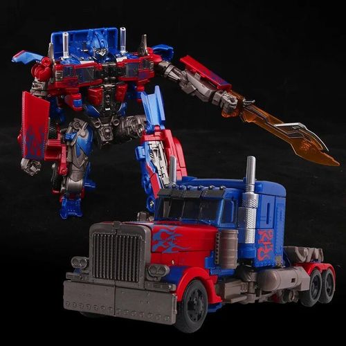 Transformers Toy Cool Nouveau Film Édition Édition Optimus Prime Bumblebee Hercules Garage Kit Model Toy Boy Accessoires En Gros