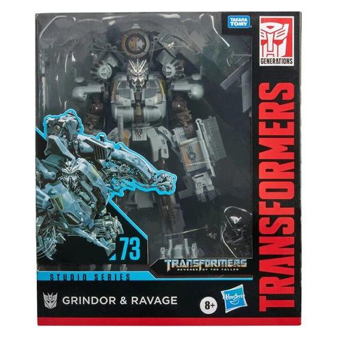 F0716 - Transformers Toys Hasbro Studio Series 73 Classe De Leader Vengeance Du Grindor Tombé Et De Ravage Action Figure Modèle 8,5 Pouces