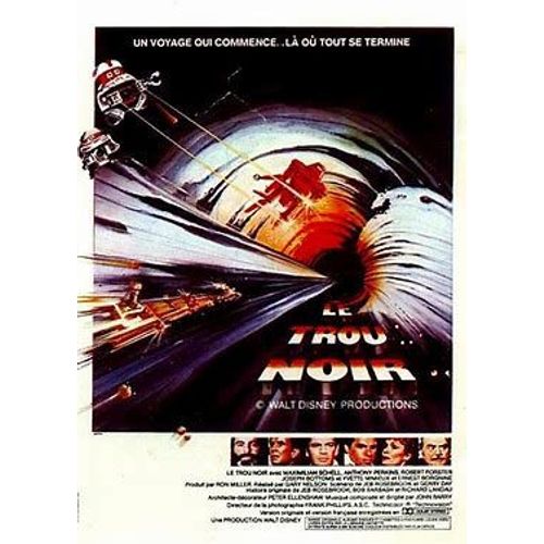 Affiche De Cinéma Pliée (60x40cm) Le Trou Noir De Gary Nelson Avec Anthony Perkins "Production Walt Disney"