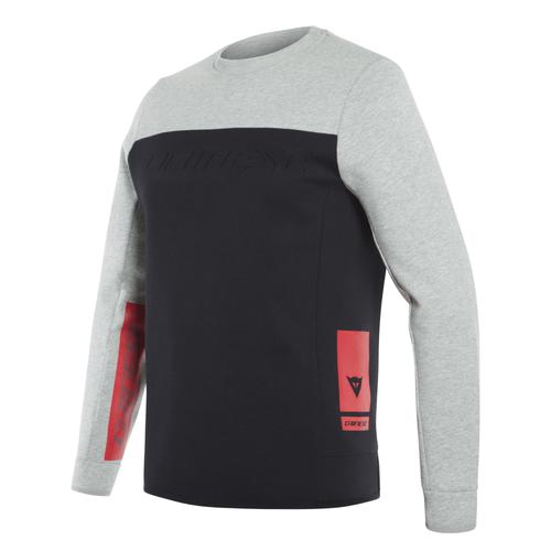 Tee-Shirt Contrast Noir/Gris/Rouge 