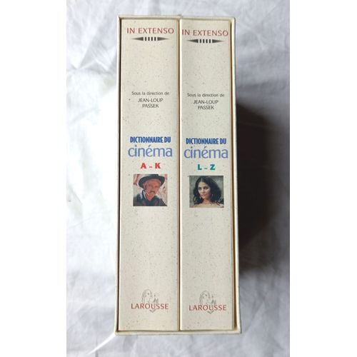 Jean-Louis Passek (Sous La Direction De), Dictionnaire Du Cinéma, Larousse, In Extenso, 2000