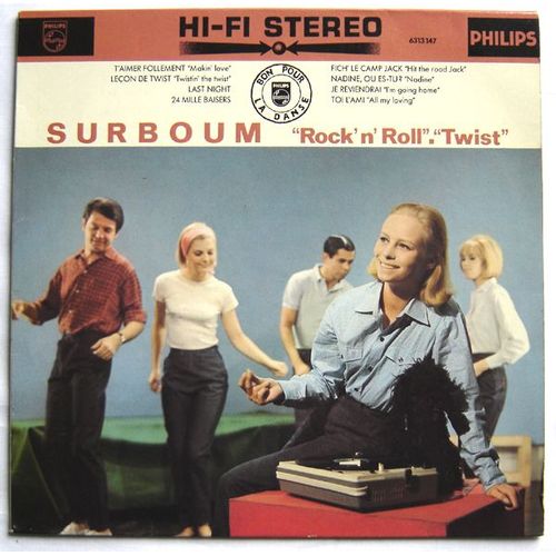 Surboum "Rock'n'roll - Twist" 8 Titres (L.P. 25cm Biem 1962)