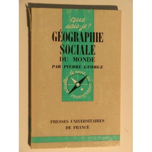 Géographie Sociale Du Monde