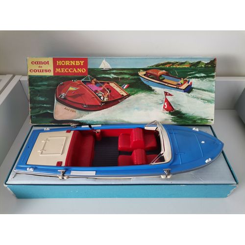 Canot De Course Hornby Meccano Paris 900 Alcyon Avec Boite D'origine