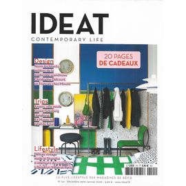 Ideat N°141 Déc.2019-Janvier 2020 Design: Delcourt & Norm Architects/ Intérieurs De Caractère/ City Guide: Anvers/ Dossiers Literie Et Luminaires
