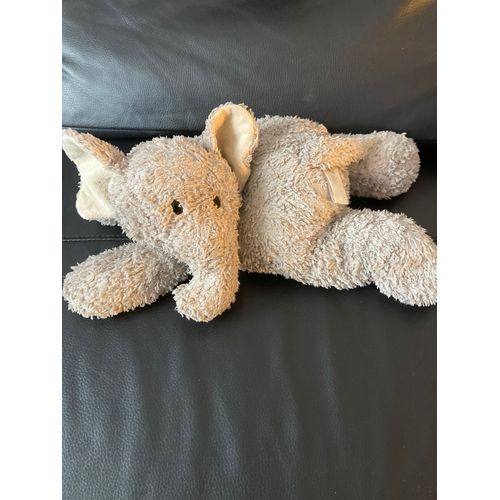 Peluche Doudou Éléphant Allongé Sia France 35 Cm