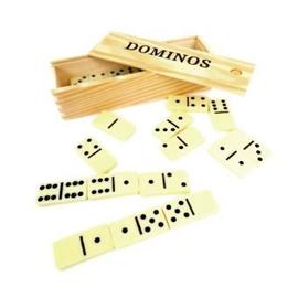 Jeu de dominos double six - LIAM ACCESS - Boite refermable en bois