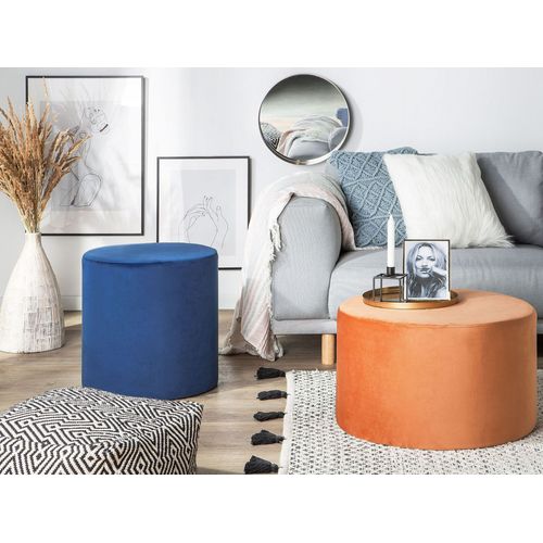 Pouf Millen Orange Velours