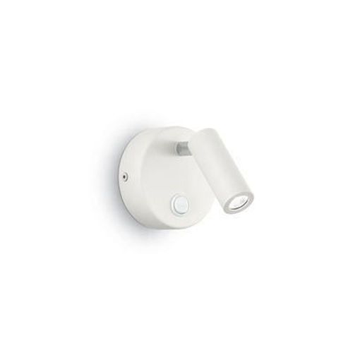 Applique Murale Page Rond Blanc 1x3w - Ideal Lux - 142586