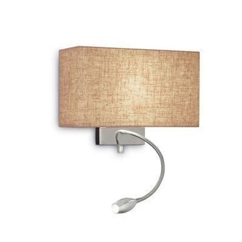 Applique Murale Hotel Toile 1x60w + 1x1w - Ideal Lux - 103204