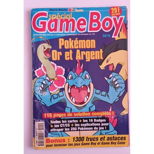Magazine Spécial Game Boy N°4 Pokémon Or Et Argent