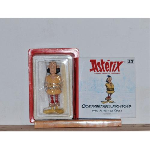 Astérix & Obélix La Grande Galerie Des Personnages - Figurine N° 17 Ocatarinetabellachitchix Figurine Et Livret