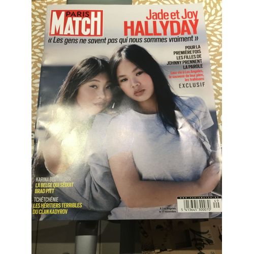 Paris Match Belge 1162 Jade Et Joy Hallyday Karina Beuthe Orr Clan Kadyrov Elliott Erwitt Marie-Paule Belle Vincent Cassel Isabelle Autissier Marie Gillain Fred Fugen Puggy Natasha St-Pier Gaza Ruine