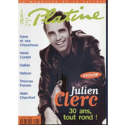 Platine  N° 43 : Julien Clerc