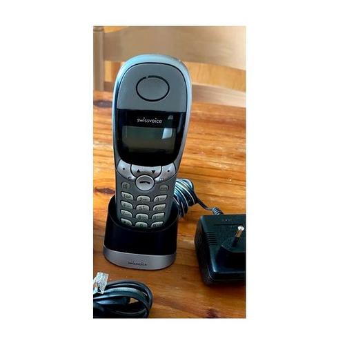 téléphone fixe sans fil DECT Swissvoice Avena 135 écran message répertoire main libre verrou 50 m int Auto 12h convers à 3 signal appel attent confér transfert secret rappel N° boîte vocal reglage vol