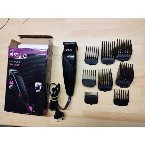 Elsay Lection Expert Tondeuse Cheveux Lames En Acier Inox