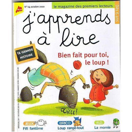 J'apprends A Lire N°14  Octobre 2000  N° 14 : Bien Fait Pour Toi, Le Loup !
