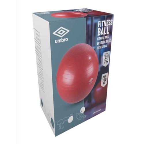 Umbro Fitness Ball - Ø75 Cm - Rouge - Sitting Ball Office - Ballon De Grossesse - Ballon D'équilibre - Sport Et Revalidation