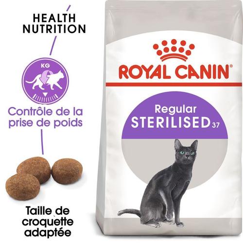 1 Paquet De Croquettes 4 Kg Royal Canin Sterilised 37 Pour Chat