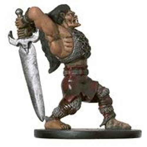 D & D Miniatures - Underdark - 18/60 Half-Ogre Barbarian