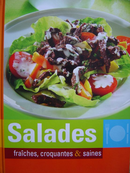 Salades fraîches, croquantes et saines