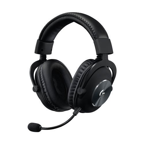 Logitech G Pro X - Casque gaming filaire avec micro - son surround 7.1 - jack 3,5mm - isolation acoustique - Noir
