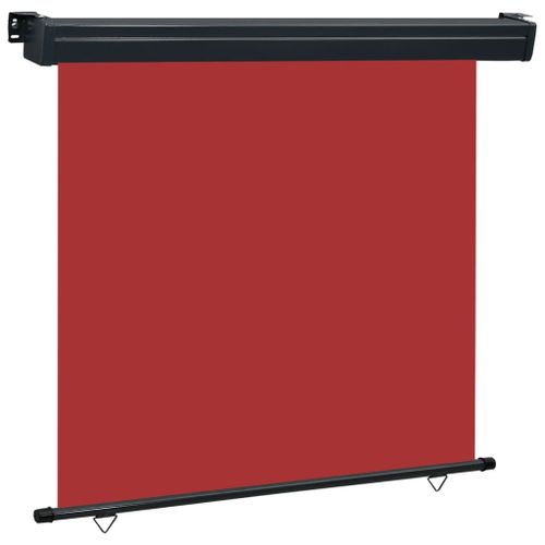 Auvent Paravent Store Brise-Vue Latéral Rétractable De Patio Jardin Terrasse Balcon Protection Visuelle Écran 170 X 250 Cm Rouge Helloshop26 02_0007031
