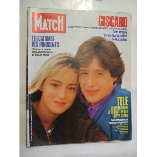 Paris Match N°1980 08,05,1987  N° 1980 : Sabatier. Giscard