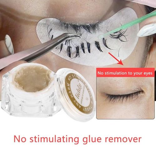 5g Professionnel Faux Cils Extension Dissolvant Colle Yeux Demaquillant Creme Faux Yeux Cils Adhesif Gel Enlevement Colle