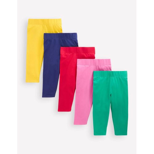 5 Leggings Courts-Arc-En-Ciel Multi