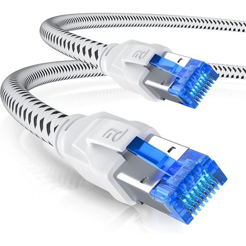 5m Cble rseau Cat 8.1 40Gbits - Cble Ethernet Cat 8 LANGigabit 40Gbps 5 mtres