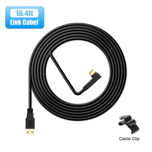 5M Cble USB 3.1 Type C vers USB Type A cble de donnes  transmission leve pour casque Oculus Quest / Quest 2 VR