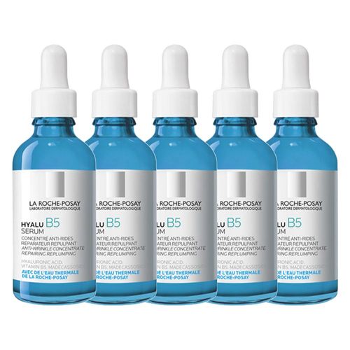 5pcs Hyalu Srum - 30ml - Srum Pour Le Visage  L'acide Hyaluronique, Anti-ge, Dcolore, Hydrate, Lifting Et Raffermit, Soins Pour La Peau, 5 Pices, 30ml, La Roche Posay Hyalu B5