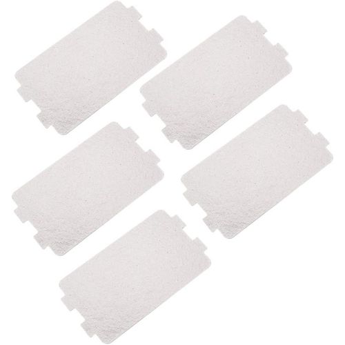 5Pcs Remplacement De Feuille De Plaque De Mica De Four  Micro-Ondes, Couvercle De Guide D'Ondes Micro-Ondes, Accessoire De Rparation De Remplacement De Couverture De Guide D'Onde[MAC2252]